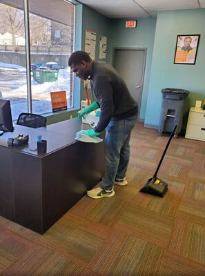 Office cleaning in Platte Woods, MO by Above and Beyond Services LLC